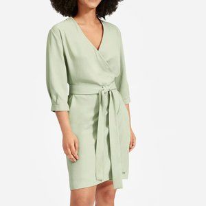 Everlane Mint Green Wrap Dress